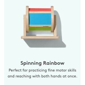 Lovevery Spinning Rainbow Wooden Montessori Toy